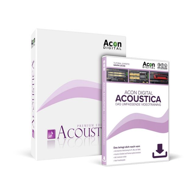 Acoustica Standard Edition inkl. Videotraining