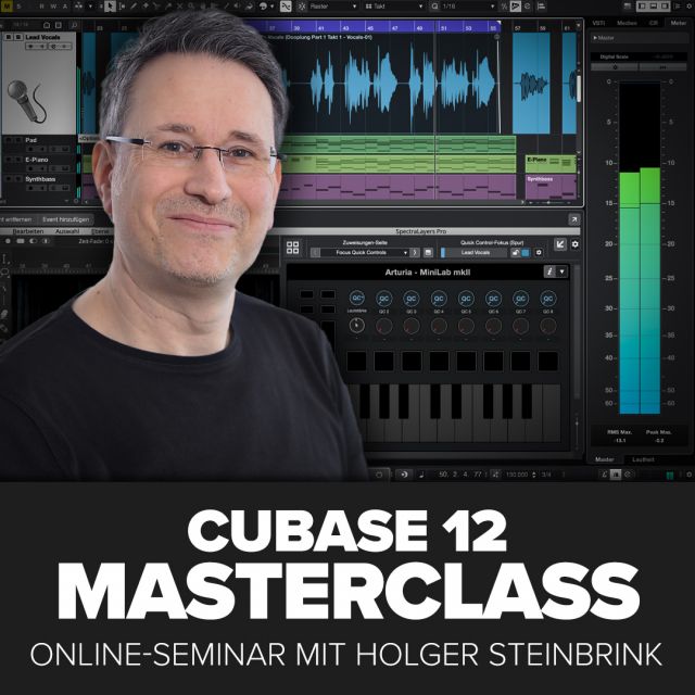 Cubase 12 Masterclass [Online-Seminar]