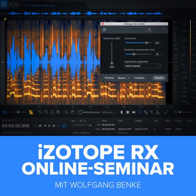 iZotope RX Online-Seminar