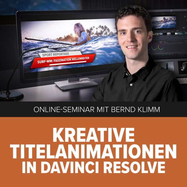 Titelanimationen in Resolve – Online-Seminar