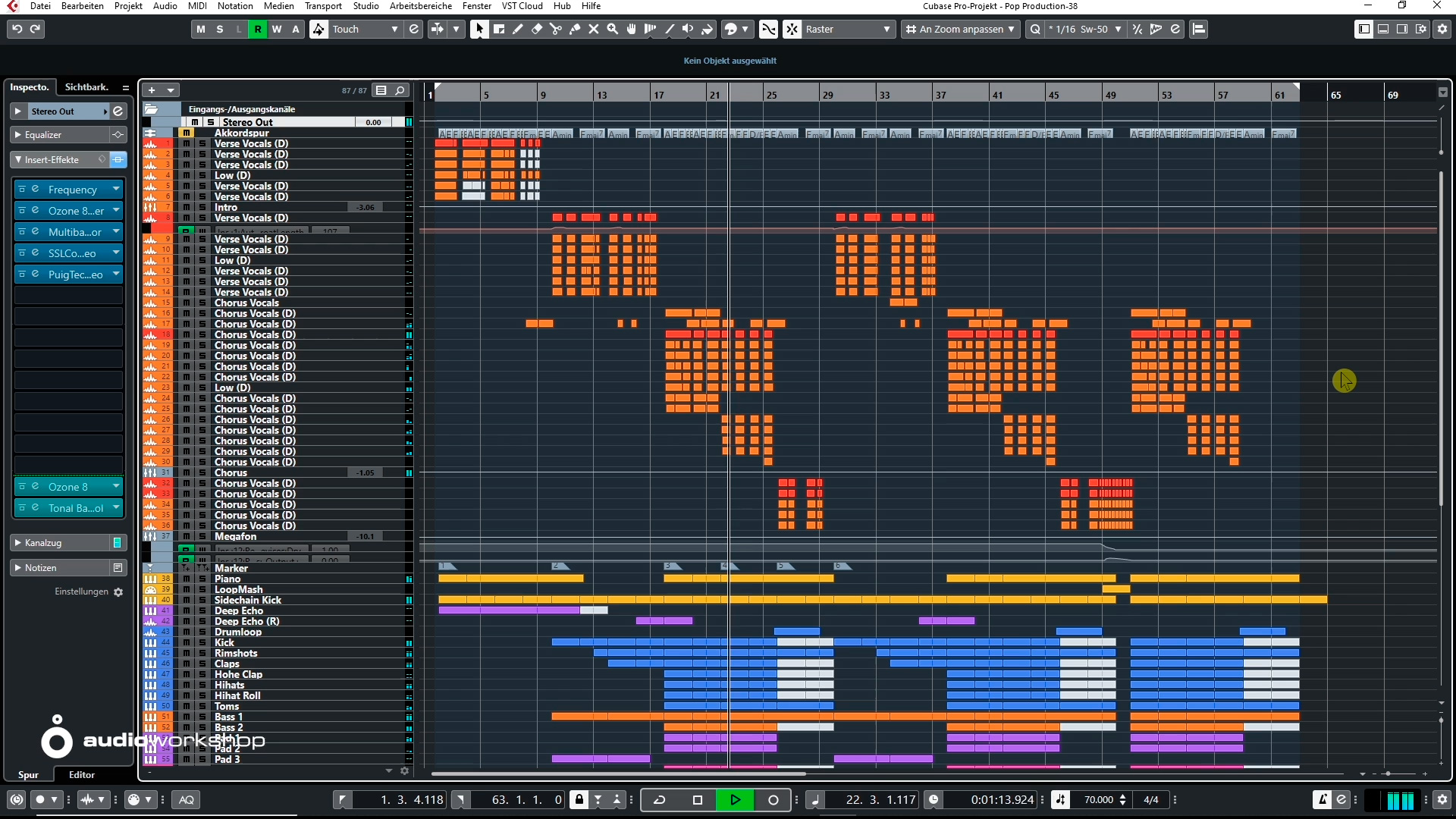 Pop Song Production mit Cubase 