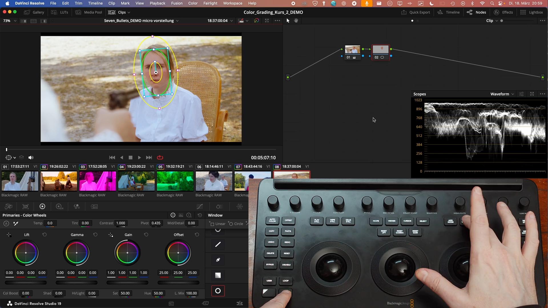 Color-Grading mit DaVinci Resolve Color-Grading mit DaVinci Resolve